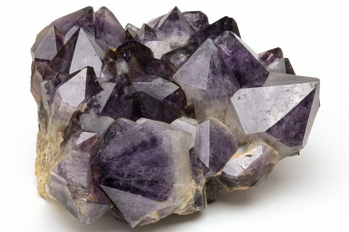Deep Purple Amethyst Crystal Cluster With Huge Crystals #223294